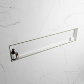 MONDIAZ EASY Nis 149,5x29,5cm in solid surface kleur Army | Talc. 1 vak  geschikt voor in- of opbouw